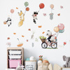 卡通墙纸小动物气球墙贴画开关贴儿童房卧室幼儿园美化装饰自粘纸