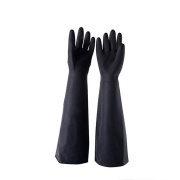 耐酸碱橡胶手套工业化工手套加长加厚耐用耐磨乳胶塑胶皮防水劳保