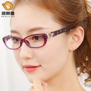 时尚老花镜品牌高档中老年人老光眼镜女便携日本高级超轻进口