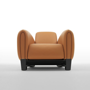 vatar梵达真皮沙发椅老虎，椅设计师意式极简轻奢现代单人休闲椅