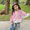 女童春装棒球服外套，2024中小童宝宝韩版休闲风衣时髦夹克上衣