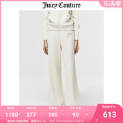 Juicy Couture橘滋休闲裤女美式春季天鹅绒长裤丝绒直筒裤女