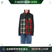 香港直邮Polo Ralph Lauren Polo 拉夫 劳伦 女士 拼布格子衬衫夹