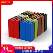 乐高lego零配件30032x2基础砖零件，包黄黑蓝橙绿浅蓝沙绿