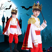 外贸男童演出服装，王子cosplay演出服万圣节女巫连衣裙，儿童动漫服