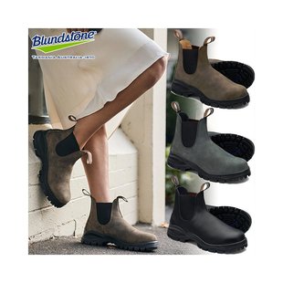 blundstone男式女式lug靴子，侧戈尔靴子短靴，休闲鞋黑色免运费b
