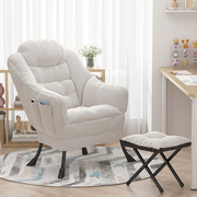 懒人沙发小户型家用棉麻单人沙发椅客厅2023现代简约卧室躺椅