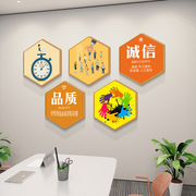 公司企业文化挂画办公室，团队背景墙壁画会议室创意，励志标语装饰画