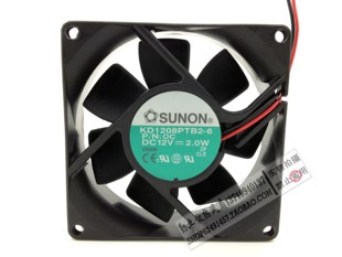 sunon建准8025双滚珠，8cm8厘米机箱风扇12v2.0wkd1208ptb2-6