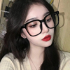 网红复古大框眼镜，女韩版ins圆脸显瘦素颜防蓝光眼镜可配近视度数