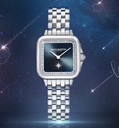 英国OliviaBurton四方形简约水晶钻锆石女士钢带手表轻奢百搭气质