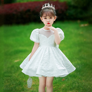 女童生日礼服2023夏季儿童钢琴演出主持人高端婚礼花童洋气公主裙