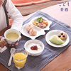 日本进口儿童卡通，餐具陶瓷器套装家用可爱碗碟盘子