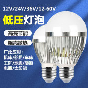 12v24v36低压led球泡灯e27螺口，太阳能机床电瓶，地摊节能超亮灯泡
