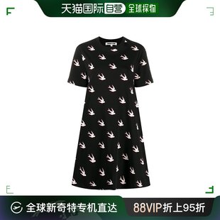 香港直邮McQ 女士黑色连衣裙 401641-ROJ61-1000