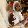 宠物秋冬可爱卫衣圣诞狗狗衣服变身装套头毛衣猫咪保暖比熊雪纳瑞