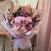 韩式粉色玫瑰永生花干花花束，送闺蜜生日礼物母亲节礼盒女友上海