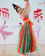 唐印儿童古典舞蹈演出服中国风飘逸扇子舞伞舞表演服少儿汉唐服装