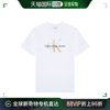 香港直邮Calvin Klein凯文克莱SS22男士短袖T恤白色百搭40GC207