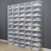加厚鞋盒收纳盒透明抽屉式抽拉式鞋子鞋收纳神器塑料鞋柜省空间