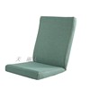 纯色亚麻红实木老式沙发垫，加厚海绵带靠背，连体春秋联邦椅坐垫防滑