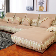 L真皮沙发垫防滑坐垫欧式四季通用简约现代冬季布艺全包沙发套罩
