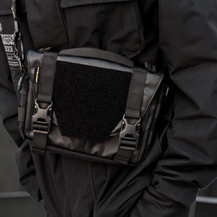 奈特科尔联名机能战术斜挎包SLB05超频漫游户外附包黑色单肩包潮
