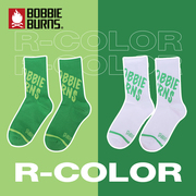 bobbie波比波恩袜子女，ins毛巾底篮球袜，运动潮牌绿色中长筒袜外穿