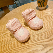 一0岁子棉鞋12月婴儿*一男女1个新生宝宝掉不秋冬季学步保暖6加绒