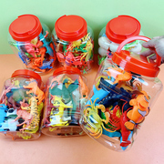 玩偶森林草原动物家禽昆虫恐龙蛋海底世界软胶材质儿童玩具瓶装款