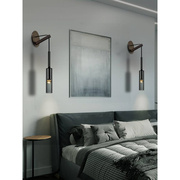 创意背景墙客厅灯极简水晶轻奢现代个性床头灯吊线吊灯壁灯卧室