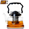 YF雅风耐热玻璃安逸壶 直火手提玻璃水壶 带嘴 泡茶壶沏茶壶