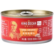 泰国进口欧斯卡王金鱼罐头黄豆油浸（块状）180克四罐