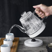 玻璃泡茶壶功夫茶长嘴烧水冲，茶器煮茶壶，家用开水壶自动断电热水壶
