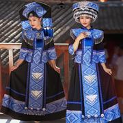 广西壮族服装女三月三民族，演出服饰少数民族服装，成人苗族演出服饰