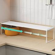 厨房台面置物架可伸缩桌面，隔板分层架子隔断柜子橱柜隔层分格柜内