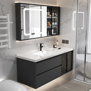 2023智能轻奢一体盆浴室柜，组合现代简约卫生间洗手脸盆柜洗漱台