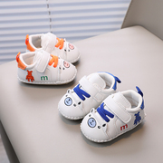 一岁女宝宝单鞋软底，学步鞋春秋，0-6-12月婴儿鞋子婴幼儿卡通防掉