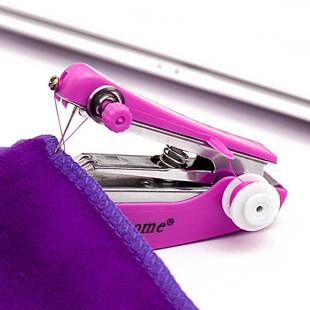 微型缝纫机迷你缝纫机多功能小型便携式吃厚手持家用缝衣机针小巧