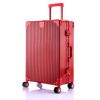 大学生复古铝框行李箱女拉杆箱男网红旅行箱，万向轮韩版小清新直角