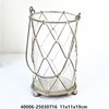 孤品大集合-欧式美式做旧铁艺马灯木质防风玻璃风灯烛台装饰摆件
