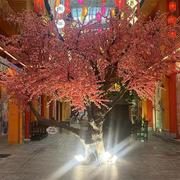 2023仿真桃花树许愿树酒店，婚庆摄影装饰造景大型仿真植物人造假树