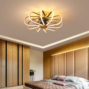 吊扇灯风扇灯餐厅客厅卧室带灯风扇吊灯家用一体大风力隐形电扇灯