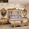 欧式宫廷全实木床皇室主卧室，双人床公主床，法式奢华意式高端别墅床