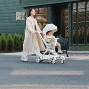 babygo高景观(高景观)遛娃神器婴儿车推车可坐可躺溜娃宝宝手推车轻便折叠