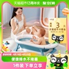 十月结晶婴儿洗澡盆家用可坐大号新生儿童沐浴桶折叠宝宝浴盆1个