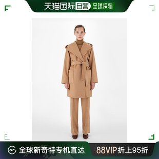 99新未使用欧洲直邮MAX MARA(麦丝玛拉) 女士驼色浴袍大衣