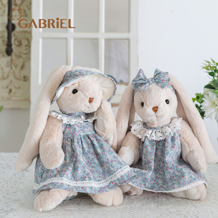 伽百利gabriel毛绒玩具兔子，可爱公仔睡觉安抚玩偶送女友节日礼物