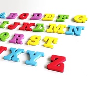 26字母磁贴儿童早教大小写数字冰箱磁性贴吸铁质表面立体一套