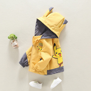 男童夹克外套春秋季1-4岁小童婴儿衣服韩版洋气2宝宝上衣帅气春装